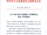 鶴壁市：關(guān)于開(kāi)展2018年城鎮(zhèn)職工長(zhǎng)期慢性病鑒定工作的通知(鶴人社醫(yī)療〔2018〕2號(hào))