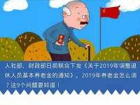 2019年養(yǎng)老金如何調(diào)整？一圖看懂！