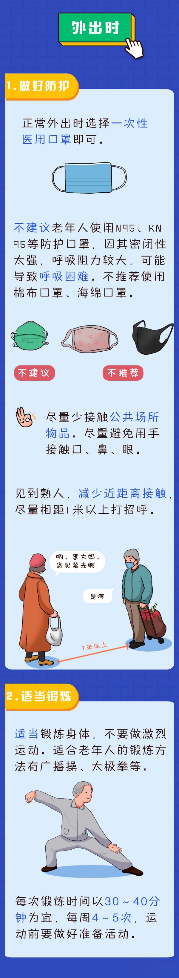 家里有老人的注意！這份老年人新冠肺炎防護(hù)攻略請收好