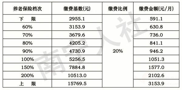 南寧最新社保繳費(fèi)基數(shù)！今年該怎么交？