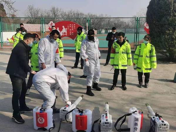 防控疫情，愛心消毒正在進行中——太原市源緣圓老年公寓