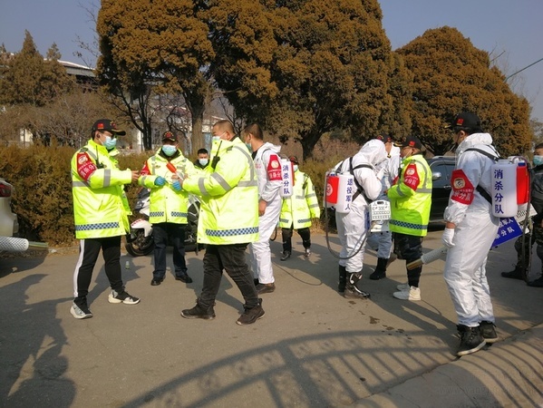 防控疫情，愛心消毒正在進行中——太原市源緣圓老年公寓