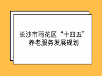 長沙市雨花區(qū)民政局 關(guān)于印發(fā)《長沙市雨花區(qū)“十四五” 養(yǎng)老服務(wù)發(fā)展規(guī)劃》的通知 雨民發(fā)〔2021〕24號