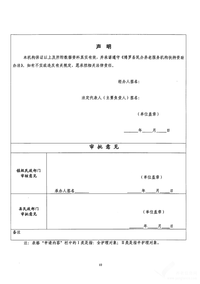 博羅縣民辦養(yǎng)老服務(wù)機(jī)構(gòu)扶持資助辦法