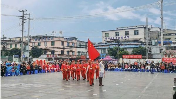 郫都區(qū)虹滿天康養(yǎng)中心參與犀浦老年協(xié)會主辦的太極拳比賽